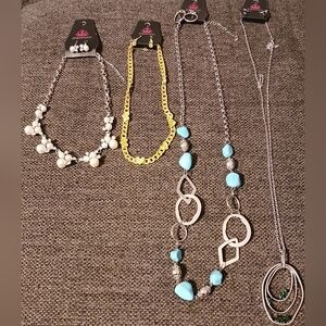 5/$25 Paparazzi Jewelry Lot.    4 Jewelry Sets